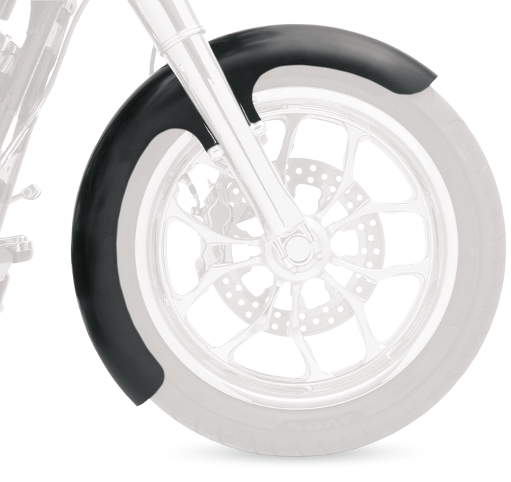 Klock Werks Wrapper Fender Kit - Front - Black - 16"-19" Kwf-01-0104