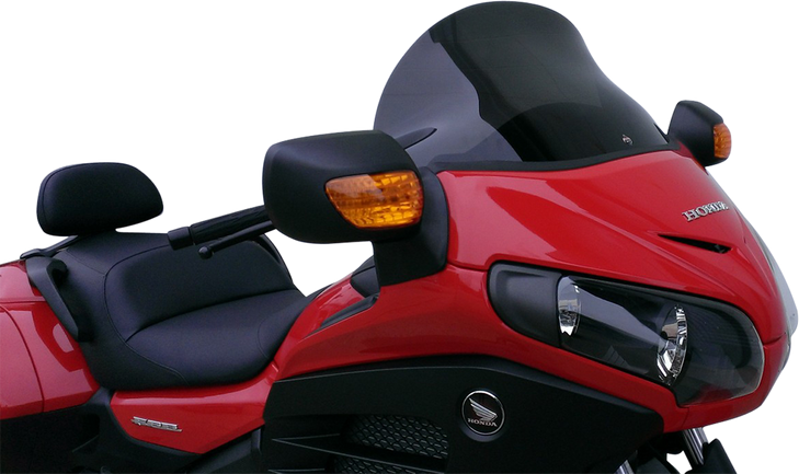 Klock Werks Flare Windshield - 14" - Dark Smoke - F6B Kww-06-0253
