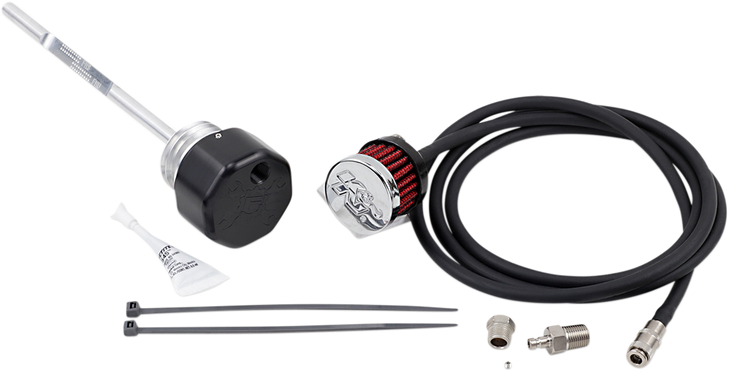 Feuling Oil Pump Corp. Vented Dipstick - Black - M8 Touring/Trike 3088