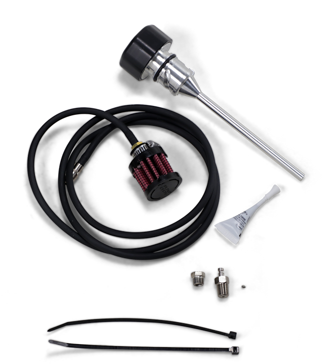 Feuling Oil Pump Corp. Vented Dipstick - Black - M8 Softail 3086