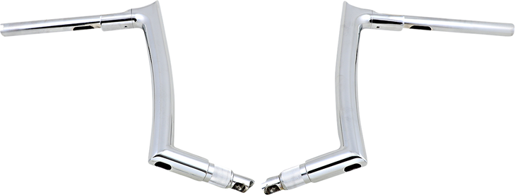Fat Baggers Inc. 1-1/2" Ez Install Pointed Top Handlebar - 12" - Chrome 808012