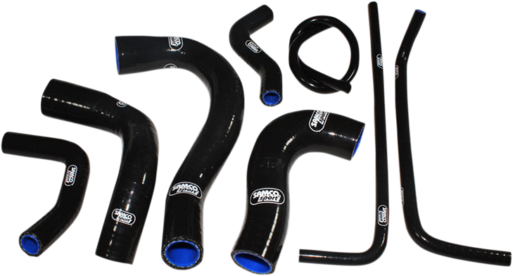 Samco Sport Radiator Hose Kit - Black - Yamaha Yam-84Blk