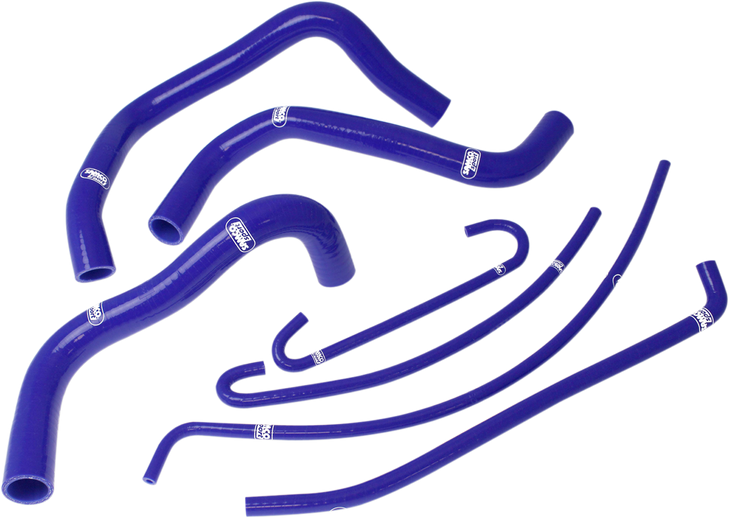 Samco Sport Radiator Hose Kit - Blue - Suzuki Suz34-Bl