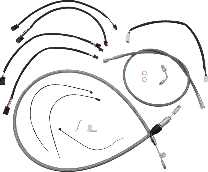 Magnum Shielding Xr Handlebar Installation Kit - Stainless Steel/Chrome 5891181