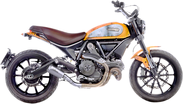 Leovince Stainless Steel Lv-10 Muffler For Scrambler 15206U
