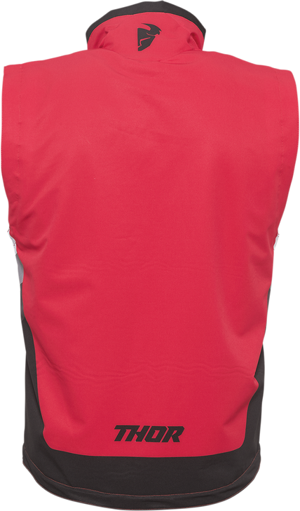 Thor Warmup Vest - Red/Black - Xl