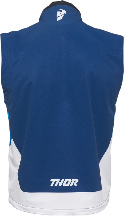 Thor Warmup Vest - Navy/White - Large