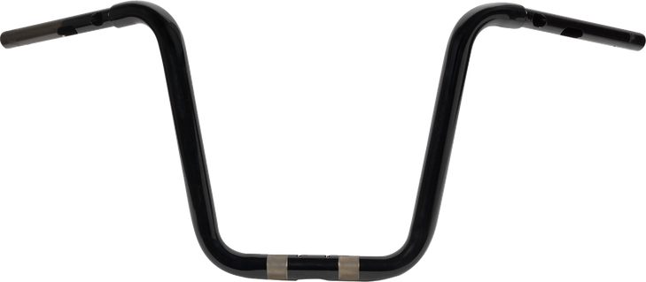 Handlebar - Twin Round - 1-1/4" X 12" - Black La-7348-12B