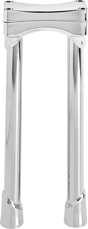 Biltwell Risers - Murdock - Oversized - 12" - Chrome 6413-105-12