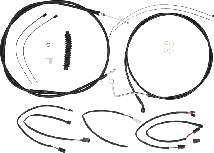 Magnum Shielding Xr Handlebar Installation Kit - Black 4861021