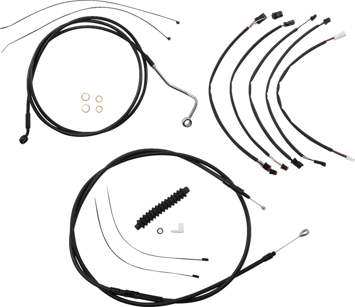 Magnum Shielding Xr Handlebar Installation Kit - Black 4861022
