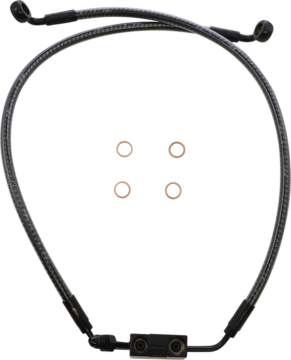 Magnum Shielding Brake Line - Lower - Karbonfiber As77019