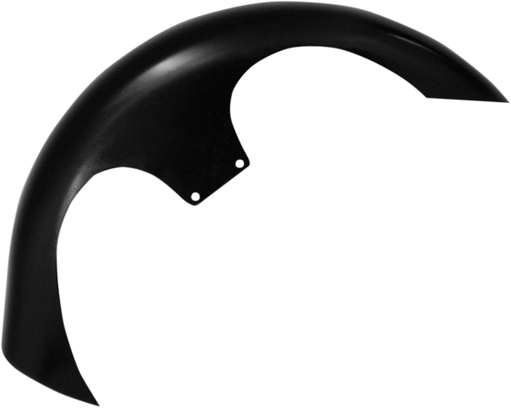 Klock Werks Shank Front Fender Kit - For Raked Trees - Black - Steel - 23" Kwf-01-0248