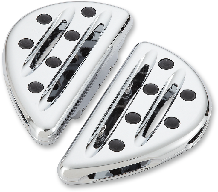 Arlen Ness Passenger Floorboards - Deep Cut - Chrome 06-866