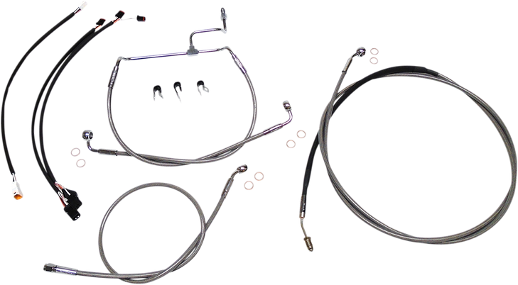 Magnum Shielding Xr Handlebar Installation Kit - Stainless Steel/Chrome 589831