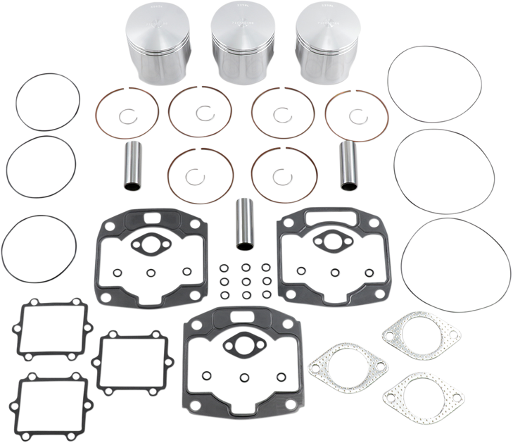 Wiseco Piston Kit With Gaskets - 85.00 Mm - Arctic Cat Sk1266