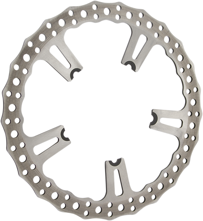 Arlen Ness Jagged Brake Rotor - 15" - Right - Spoke-Mount 02-993