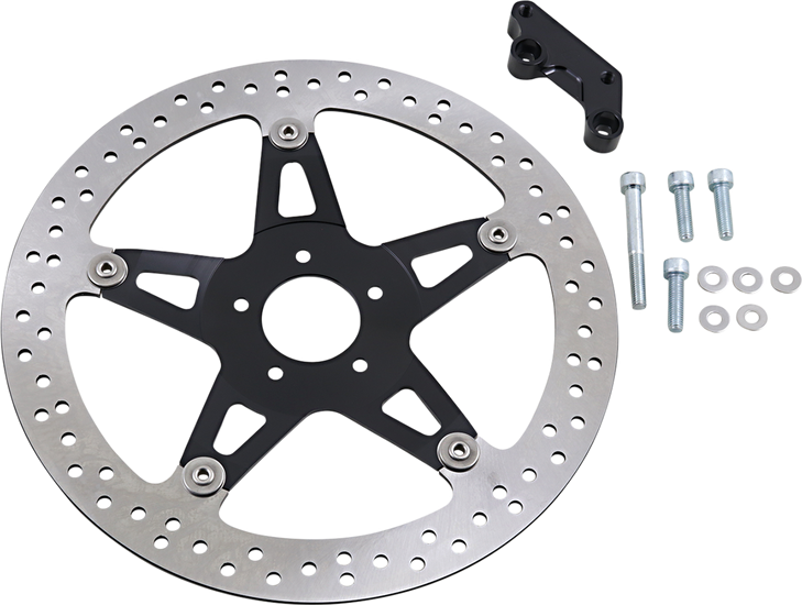 Arlen Ness Big Brake Rotor - 14" - Front Left - Touring 02-920