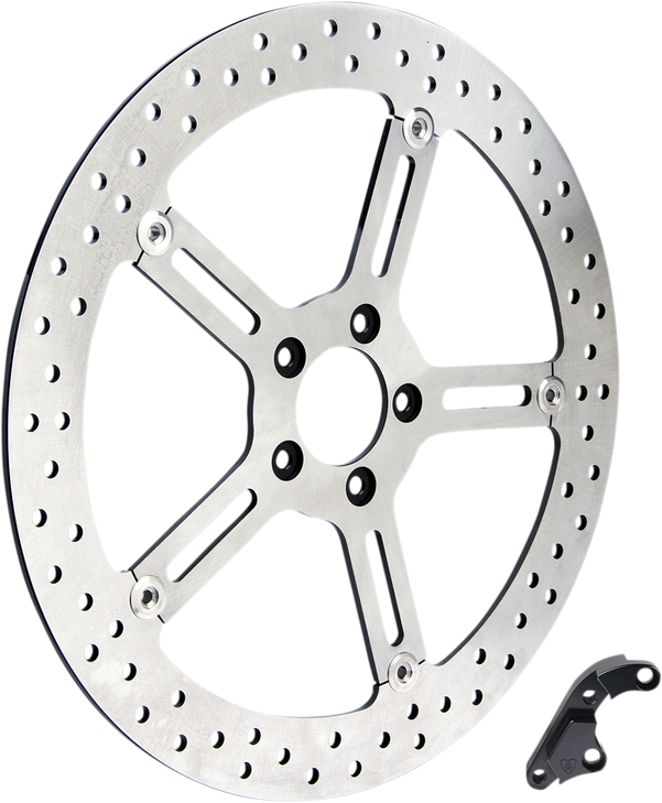 Arlen Ness Big Brake Rotor - 15" - Front Left - Harley-Davidson 02-972