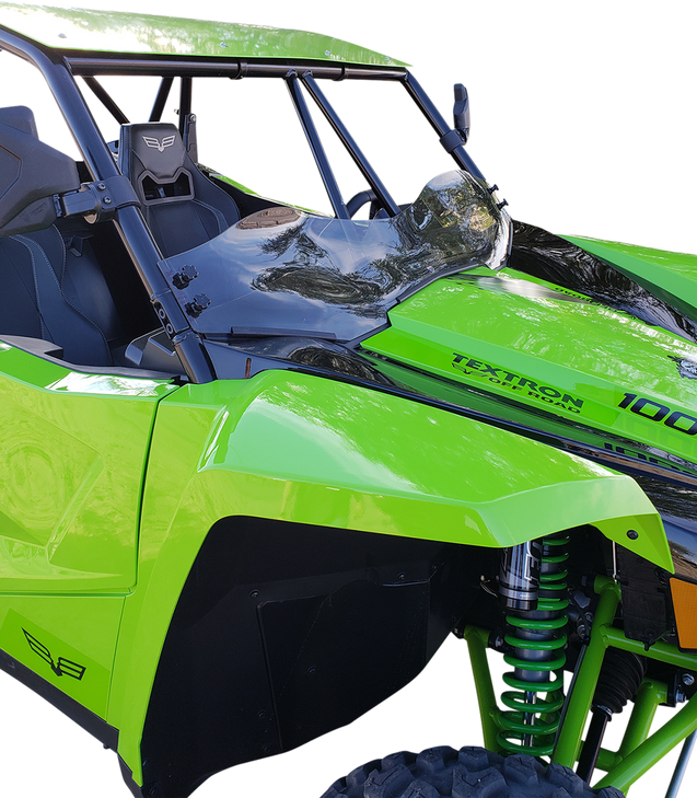 Klock Werks Flare Windshield - 10" - Tint - Wildcat Kww-05-0533