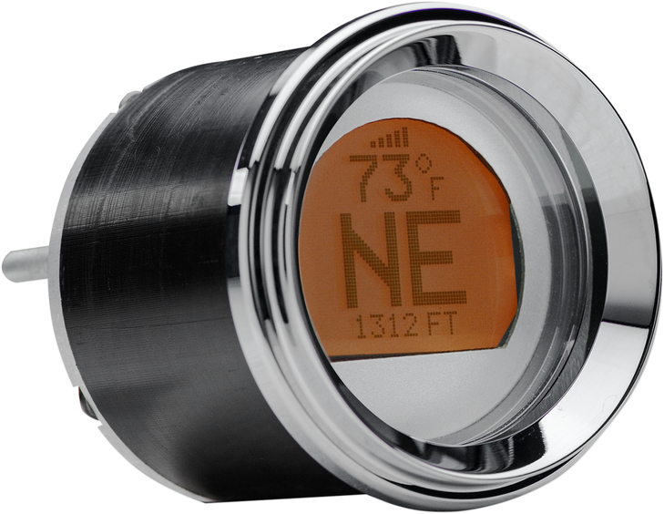 Dakota Digital 2-3/16" Stand-Alone Lcd Gps Compass - Chrome/Silver Mch-Gps17-S-C