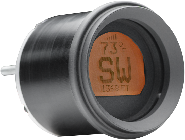 Dakota Digital 2-3/16" Stand-Alone Lcd Gps Compass - Black/Black Mch-Gps17-K-K