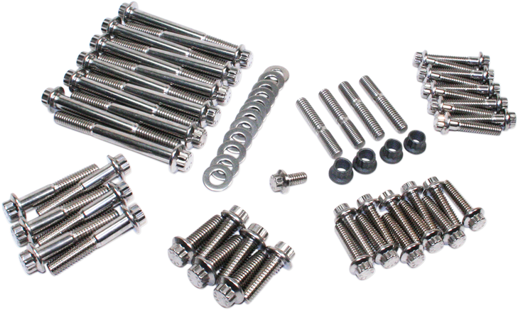 Feuling Oil Pump Corp. Fastener Kit - External Engine - 12-Point - Twin Cam 3049