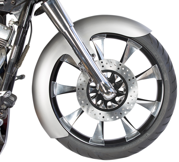 Russ Wernimont Designs Custom Dresser Front Fender For 21" Wheel - Steel - Ls-2 Style - 5.5" W X 43" L Rwd-50133