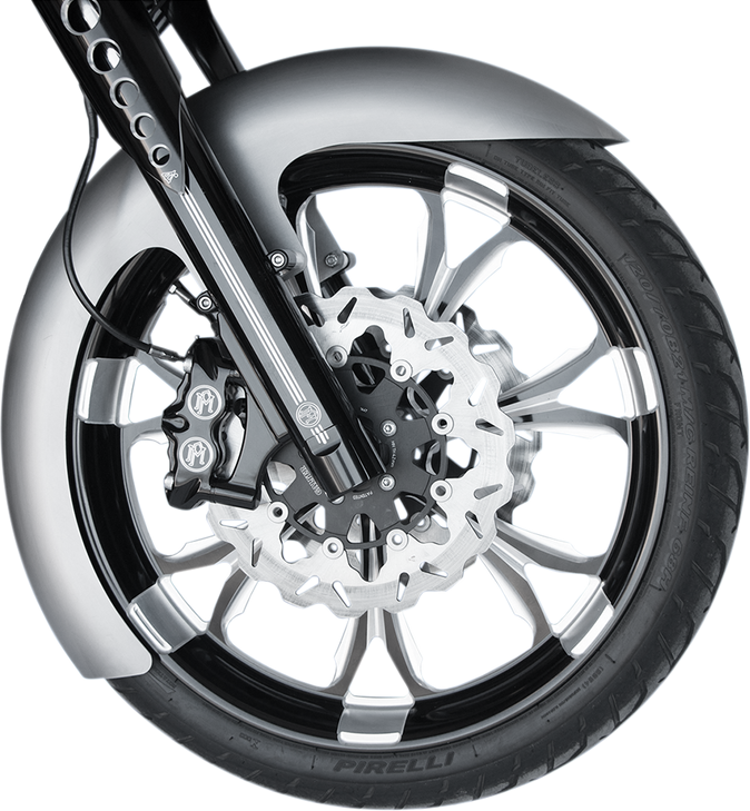 Russ Wernimont Designs Custom Dresser Front Fender For 19" Wheel - Steel - Ls-3 Style - 6" W X 41.25" L Rwd-50177