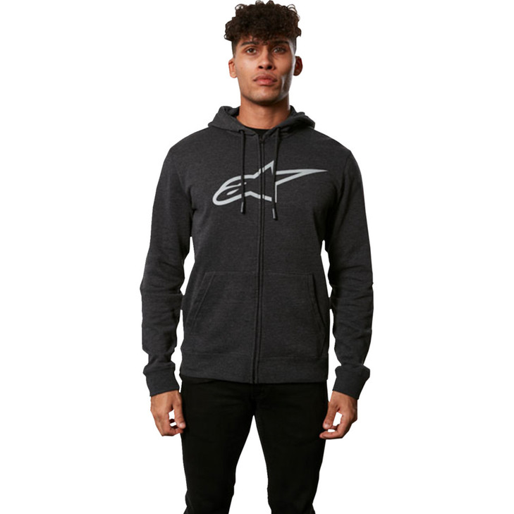 Ageless Ll Zip Hoodie - Charcoal/Gray - Medium 103853052177M