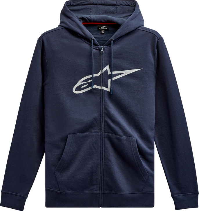 Ageless Ii Zip Hoodie - Navy/Gray - Large 1038530527011L