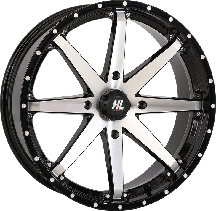 High Lifter Wheel - Hl10 - Front/Rear - Gloss Black W/Machined - 20X7 - 4/137 - 4+3 (+10 Mm) 20Hl10-1137
