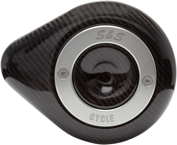 S&S Cycle Air Cleaner Cover - Mini Teardrop - Carbon Fiber 170-0501