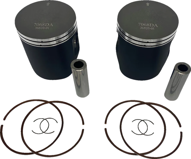 Wossner Piston Kit - 81.84 Mm - Ski Doo 850 E-Tec Engine Type K7069Da-2