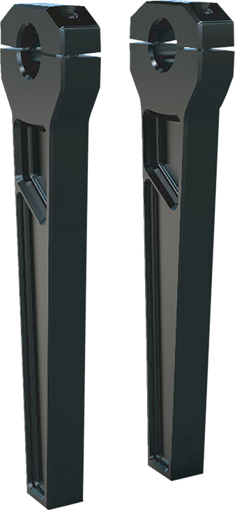 Todd'S Cycle Risers - 1" Clamping - 10" Rise - Black Td-R11-10B