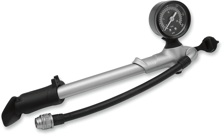 Drag Specialties Air Pump With Gauge - 0-30