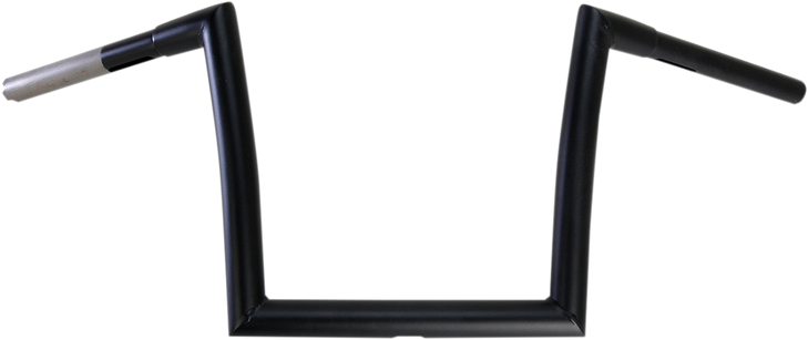 Todd'S Cycle Handlebar - Strip - Fat Bobber - 1-1/4" - 10" Rise - Flat Black 0601-2809