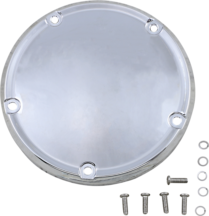 Drag Specialties Derby Cover - Chrome - Softail