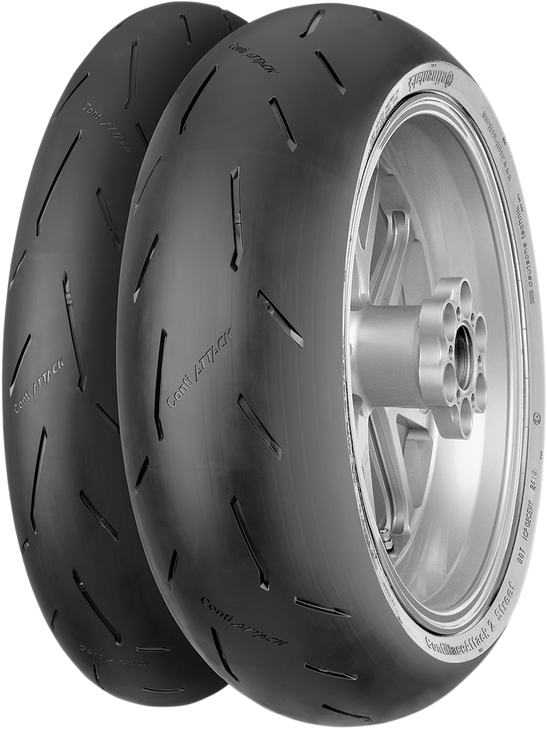 Continental Tire - Contiraceattack 2 Street - Rear - 190/50Zr17 - (73W) 02446600000