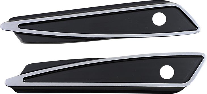 Covingtons Saddlebag Hinge Cover - Ripper - Black C1810-B