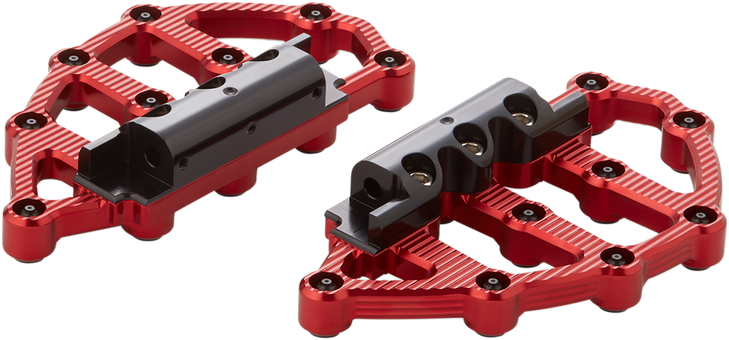 Arlen Ness Mx Passenger Floorboards - Red 06-898