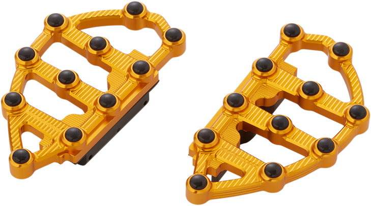 Arlen Ness Mx Passenger Floorboards - Gold 06-899
