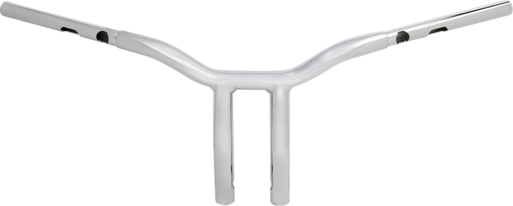 Handlebar - One-Piece Kage Fighter - Pullback - 10" X 1-1/4" - Chrome La-7369-10