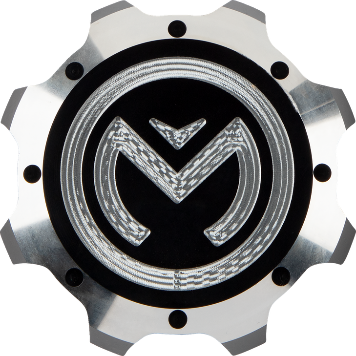 Moose Racing Gas Cap - Silver/Black - Can-Am 500-1001-Pu