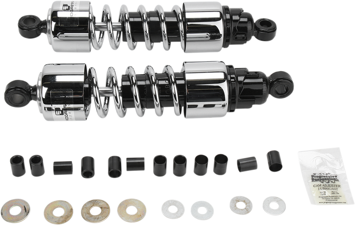 Progressive Suspension Shocks - 412 Cruiser Series - Chrome - 12.5" - Standard/Heavy Duty 412-4209C