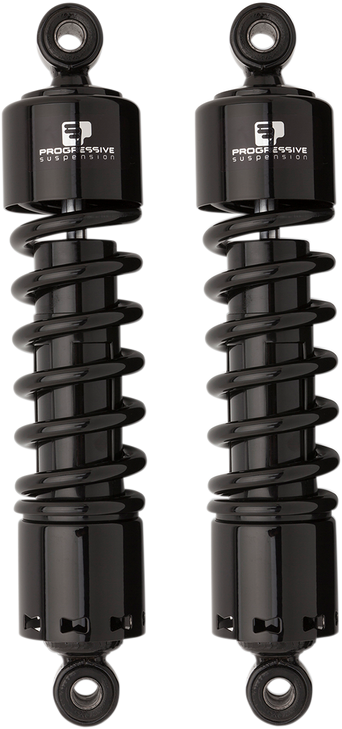 Progressive Suspension 412 Series Shock - 11" - Standard - Black - Dyna 412-4037B