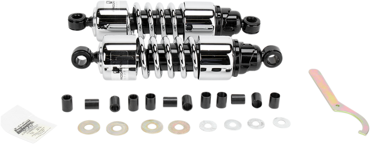 Progressive Suspension Shocks - 412 Cruiser Series - Chrome - 11.5" - Standard 412-4202C