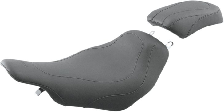 Mustang Seat - Tripper Solo - Without Backrest - Stitched - Black - Flt 76457