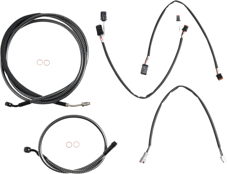 Magnum Shielding Karbonfibr Designer Handlebar Installation Kit 7871182