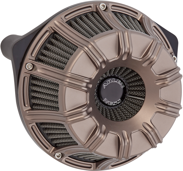 Arlen Ness Inverted Series Air Cleaner Kit - Titanium 600-014